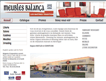 Tablet Screenshot of meublesbalanca.com